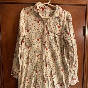 Lands end Women’s calf length Christmas nightgown